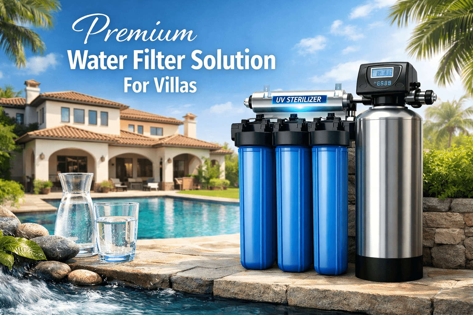 Premium Water Filter Solution For Villas
